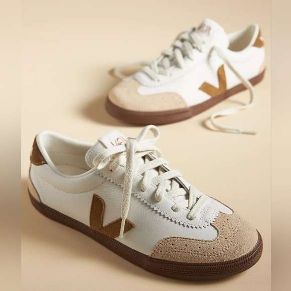 Veja Shoes - Veja Volley O.T. Sneakers, Size 5.5 US, Color: Leather White Tent Bark, $155.00